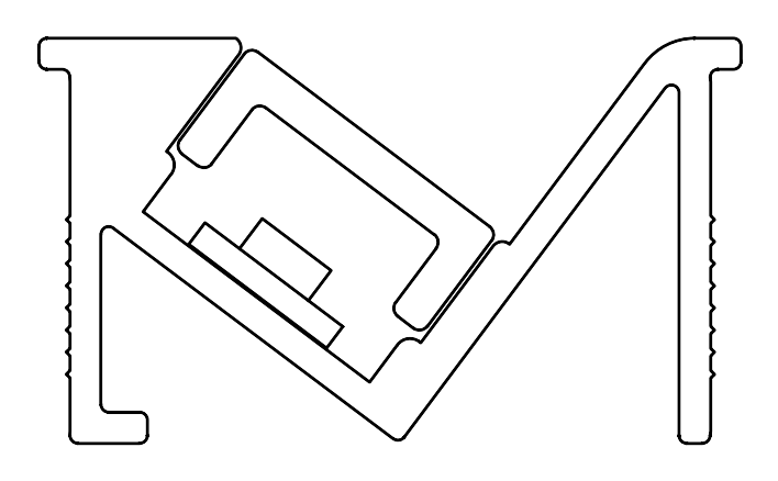 MICRO 5 KICKER flat lens cross-section