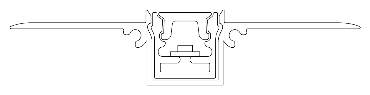 MICRO 5 SLITE flat lens cross-section