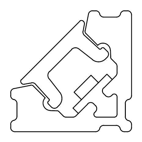 MICRO 5 TILT flat lens cross-section