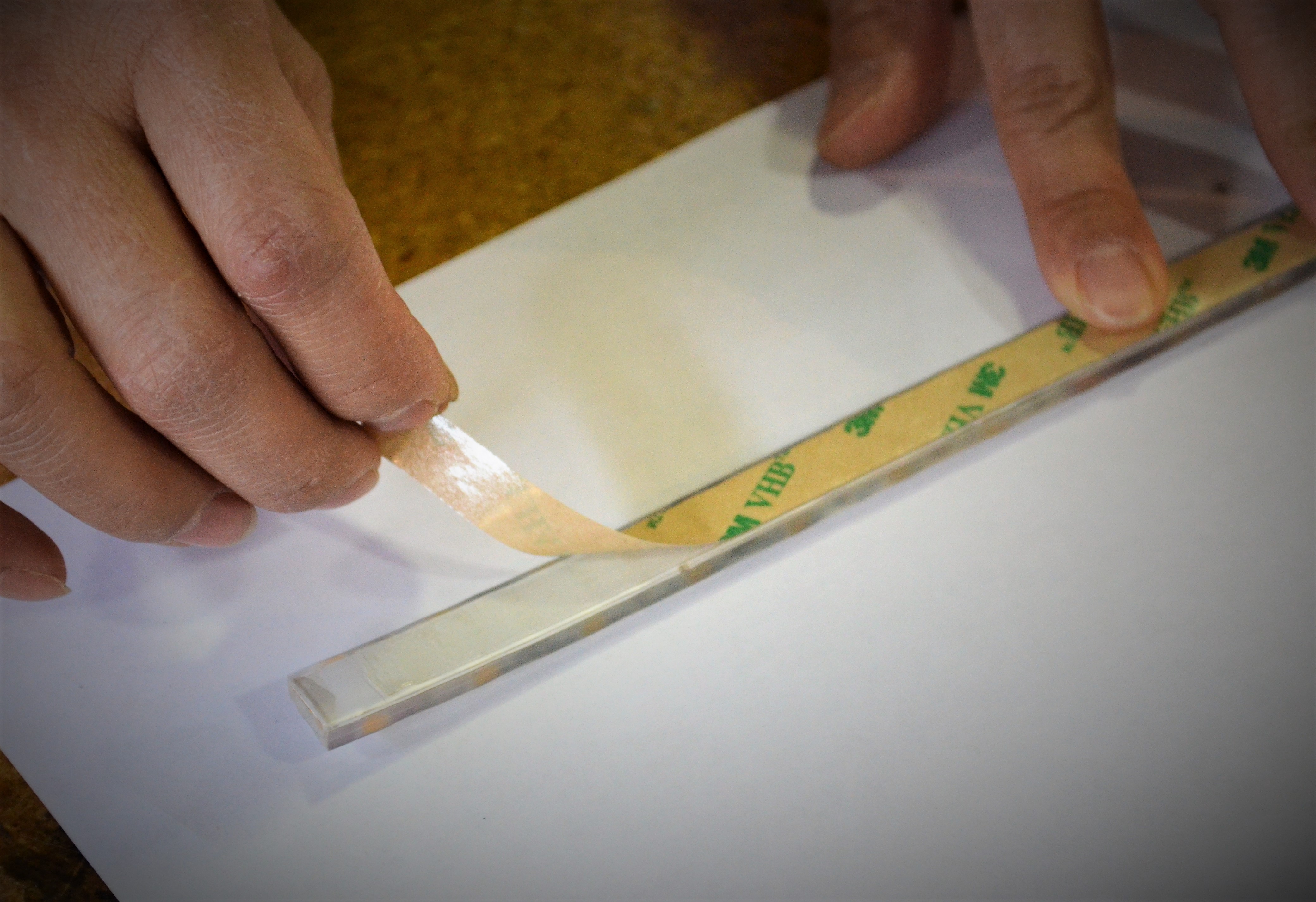 Durable VHB Tape used for mounting LED strips