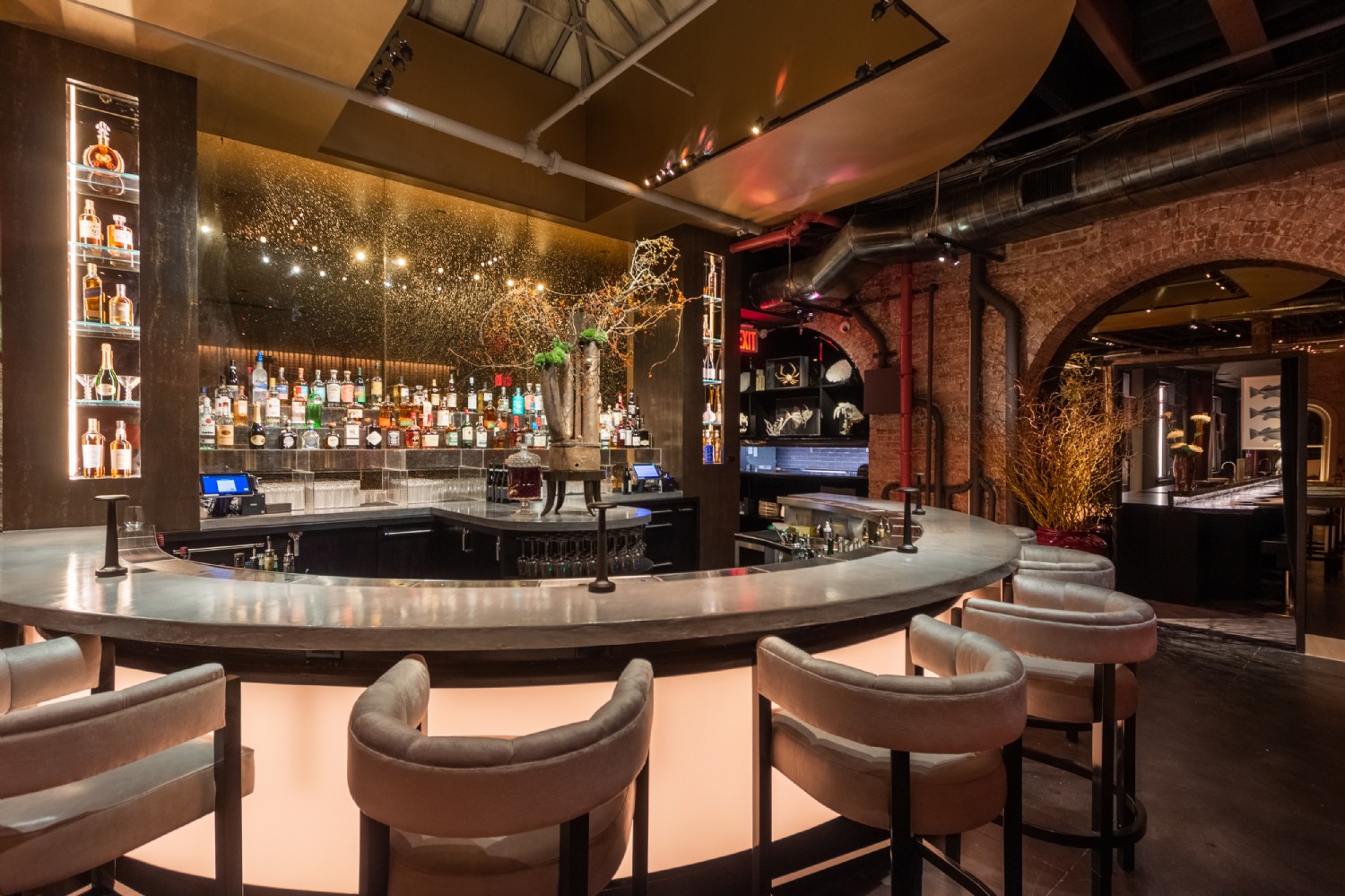 LED Lighting at Zero Bond Sushi Bar & Cocktail Lounge