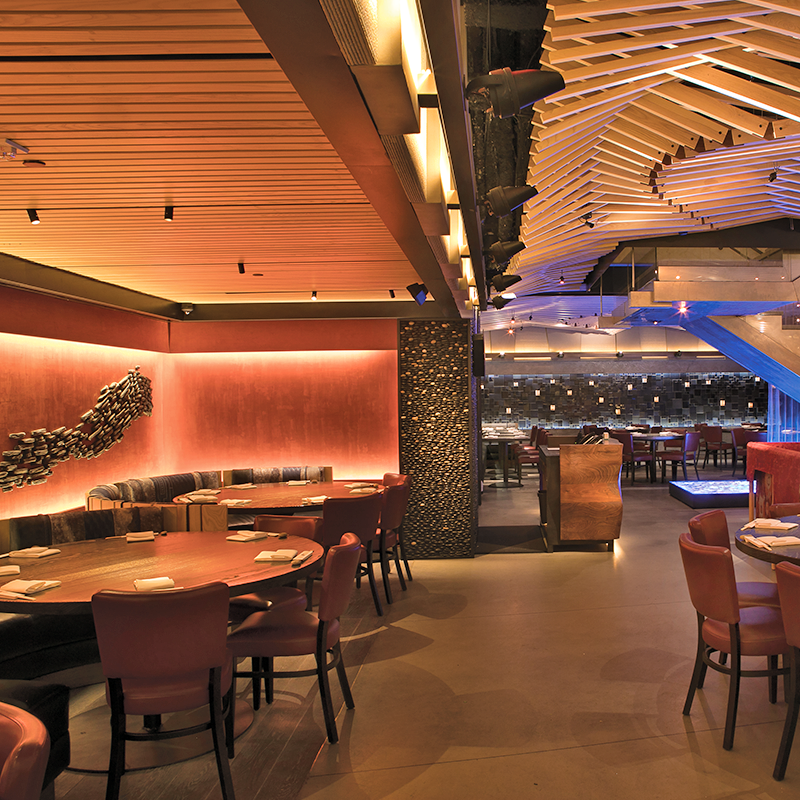 LED Lighting at Nobu