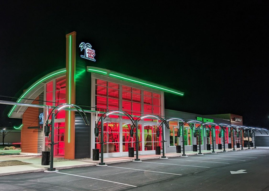 LED Lighting at John's Auto Spa