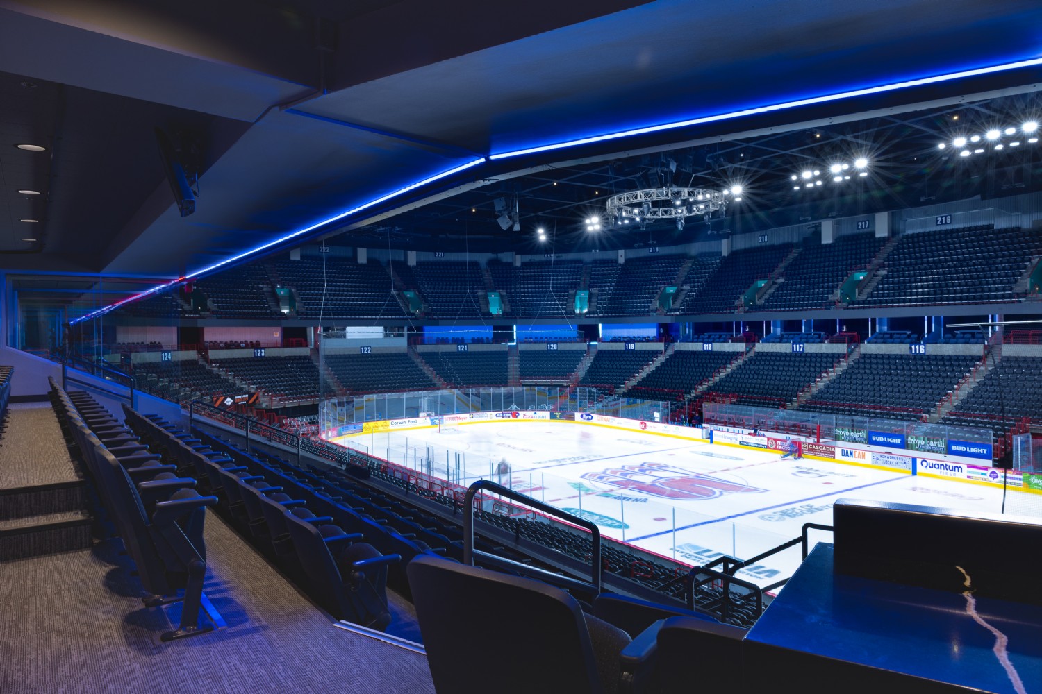 LED Lighting at Spokane Arena