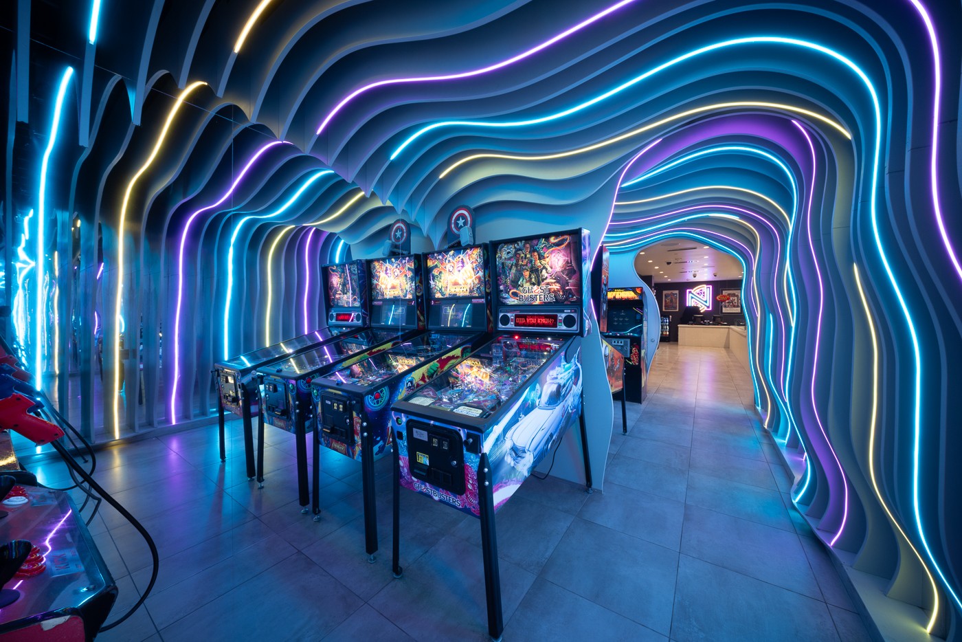 LED Lighting at Neon Pizza 