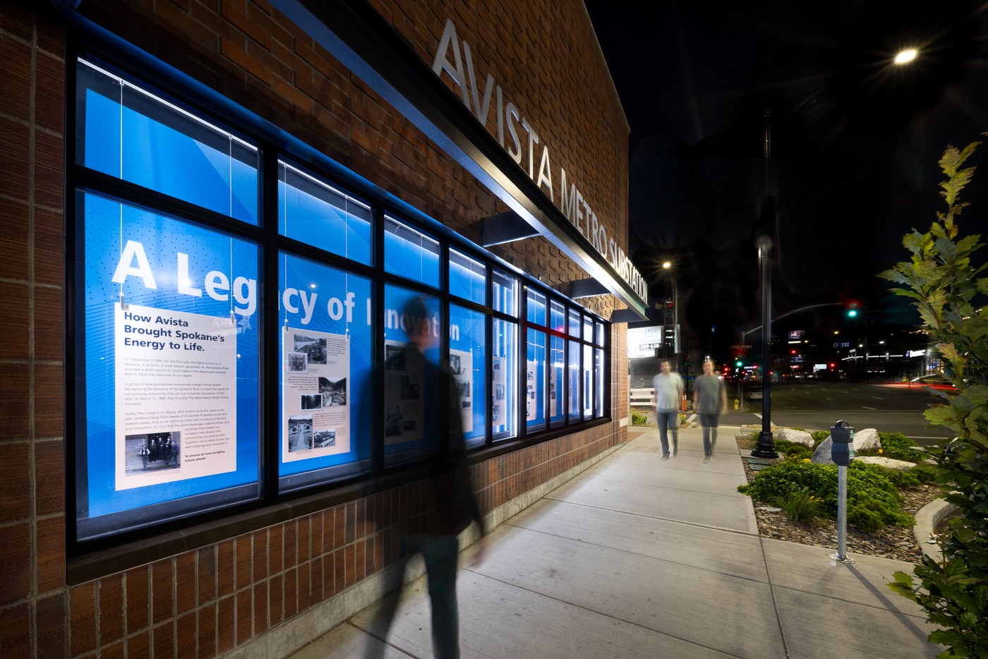 LED Lighting at Avista Metro Substation