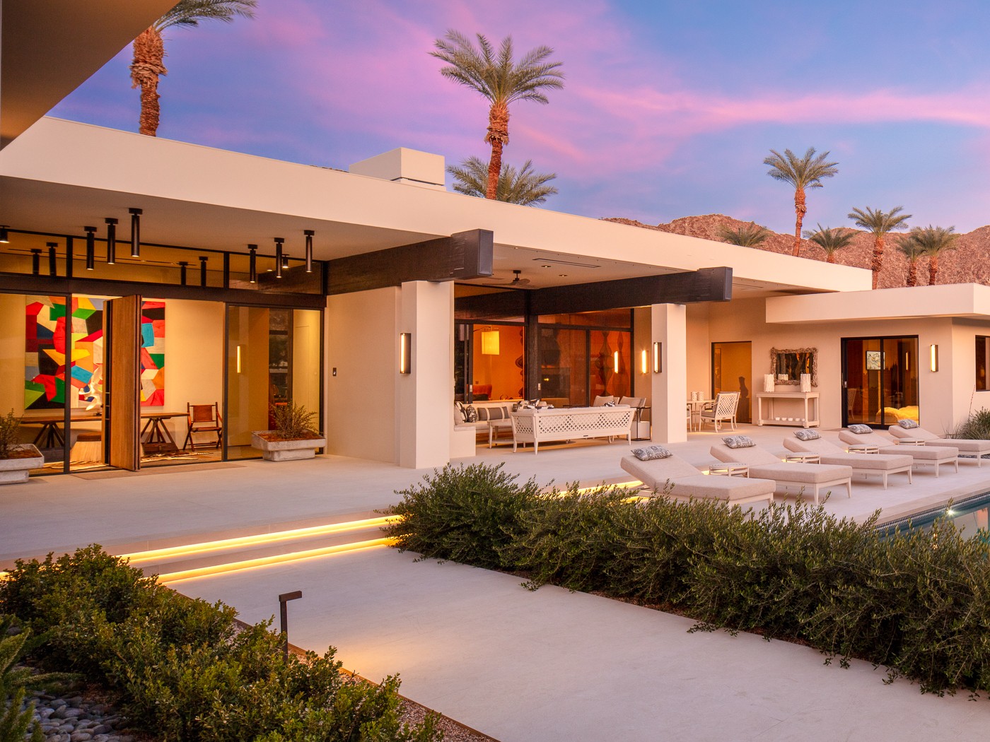 LED Lighting at Desert Art - Private Residence