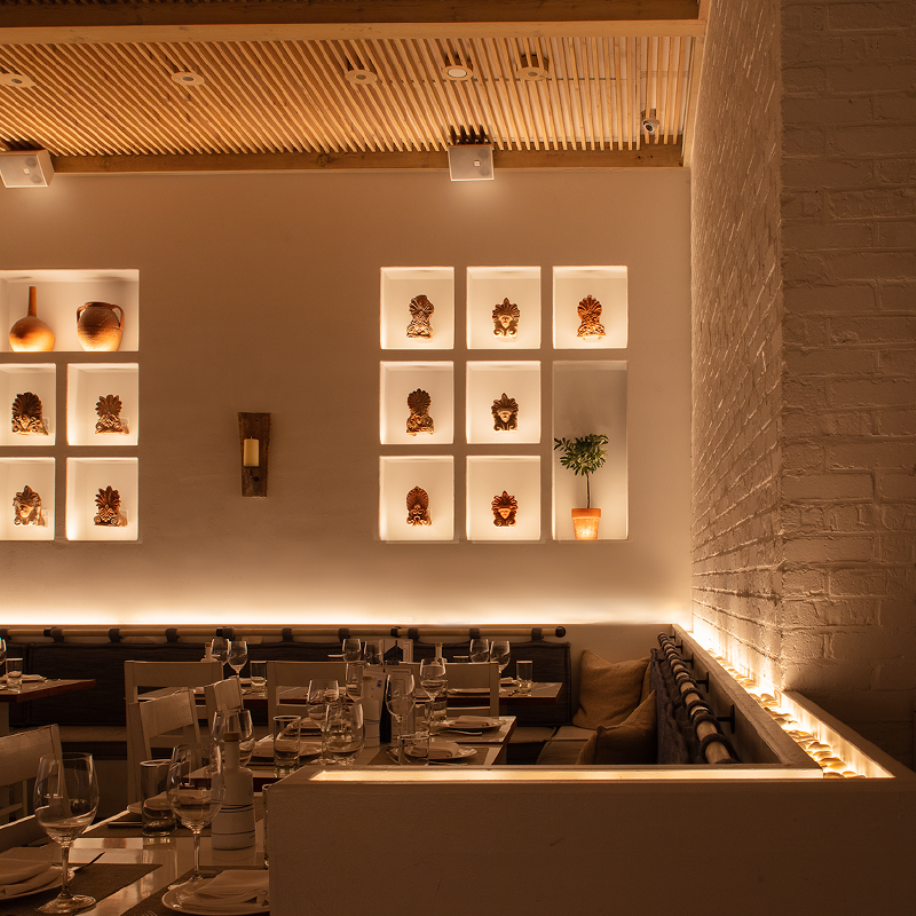 LED Lighting at Kyma Restaurant