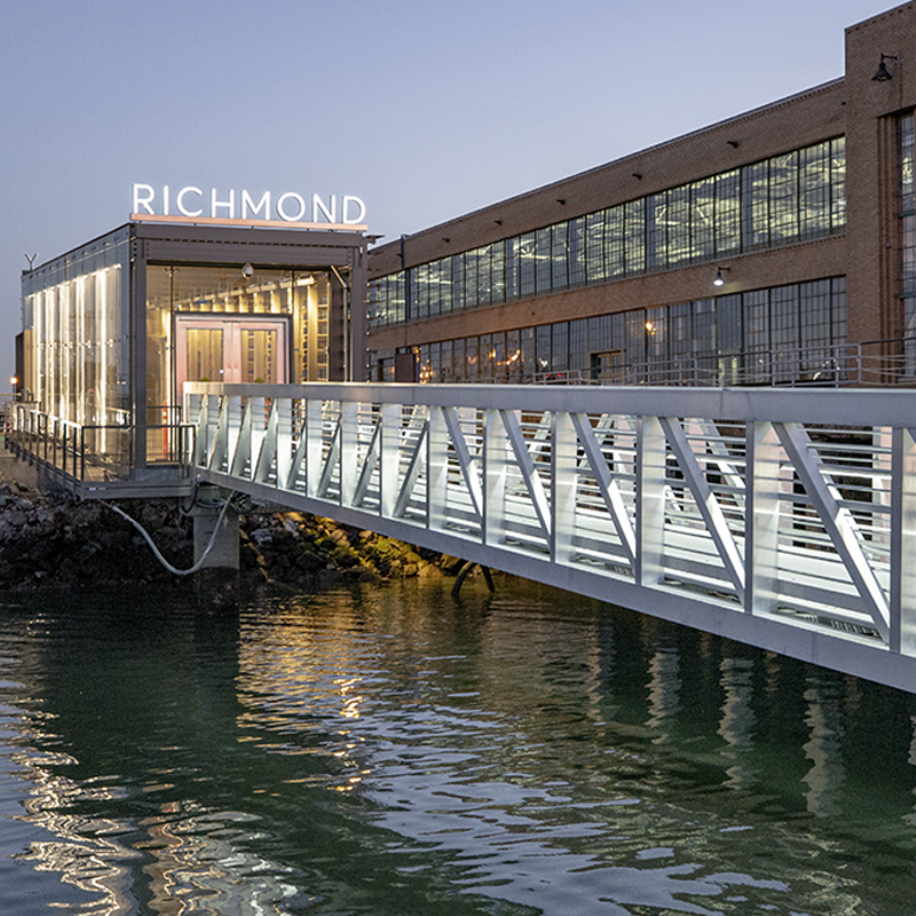 LED Lighting at Richmond Ferry