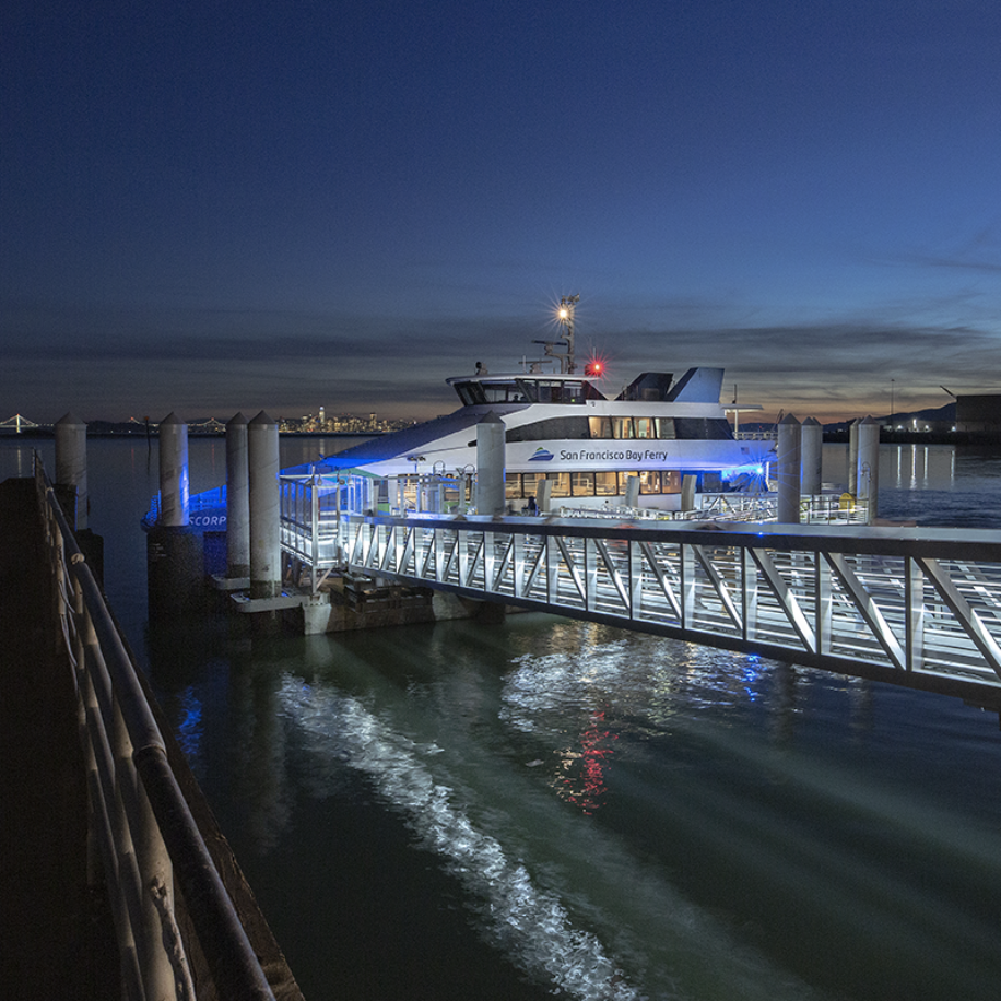 LED Lighting at Richmond Ferry