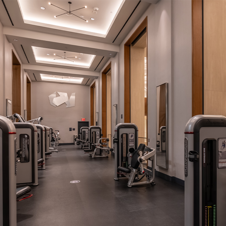 LED Lighting at Waterline Club | Amenities