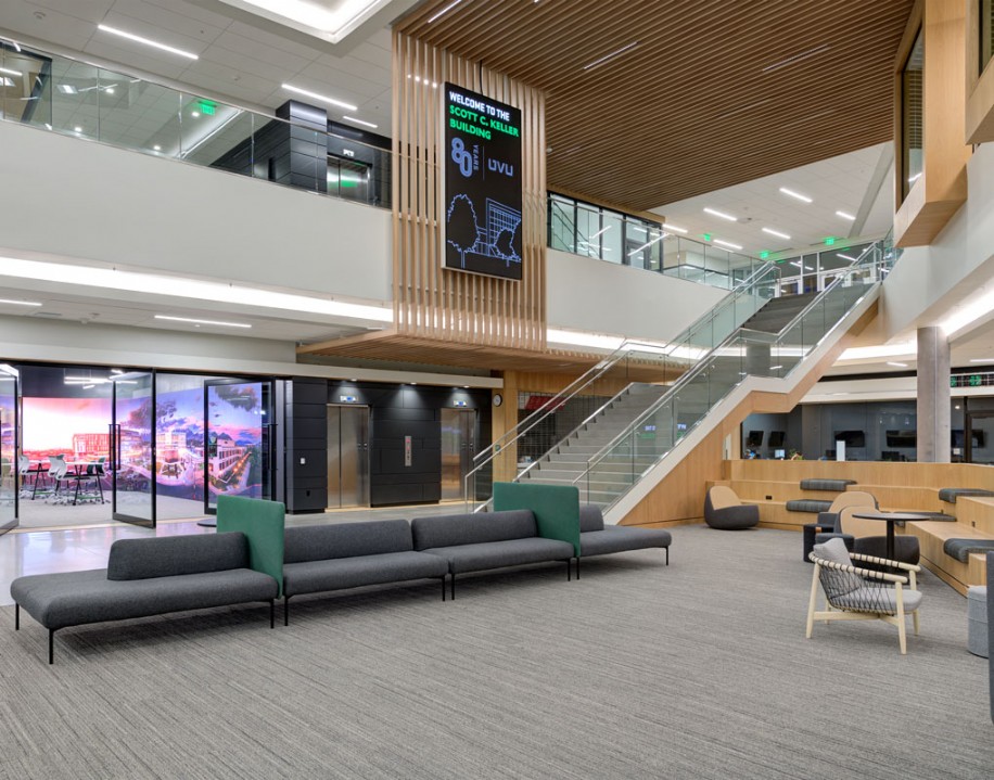 LED Lighting at UVU School of Business