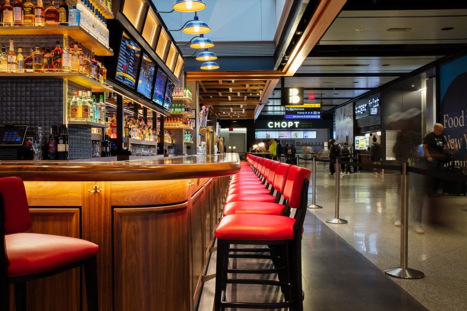 LED Lighting at The Bar at Moynihan Food Hall