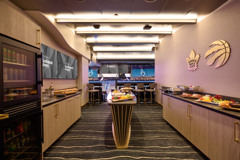 LED Lighting at The Mastercard Lounge - Scotiabank Arena