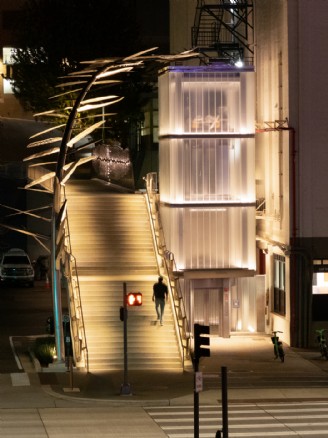 LED Lighting at Union Street Pedestrian Bridge &amp; Elevator