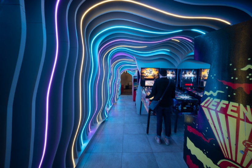 LED Lighting at Neon Pizza 