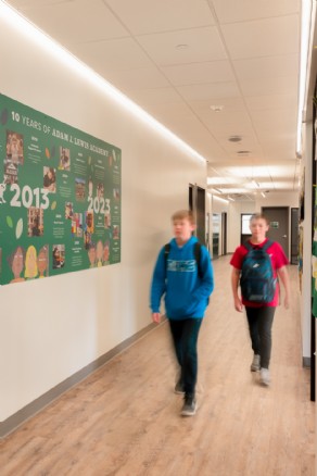 LED Lighting at The Adam J. Lewis Academy