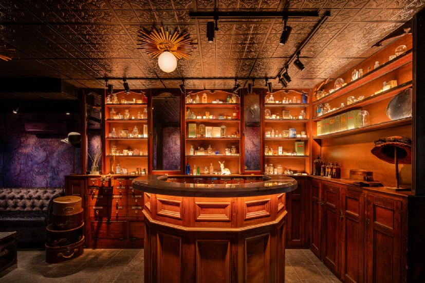 LED Lighting at Caveau Boston