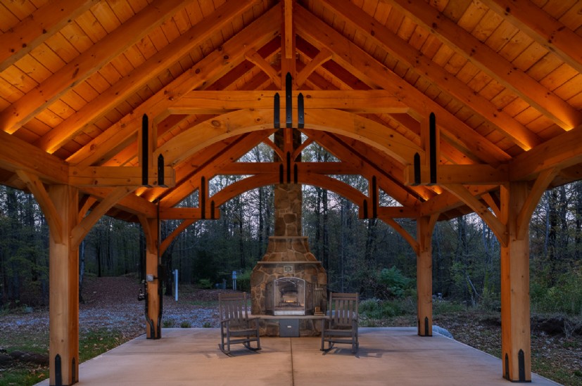 LED Lighting at Alpine Pavilion