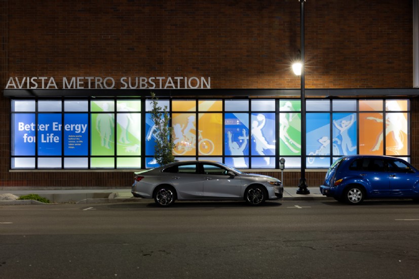 LED Lighting at Avista Metro Substation