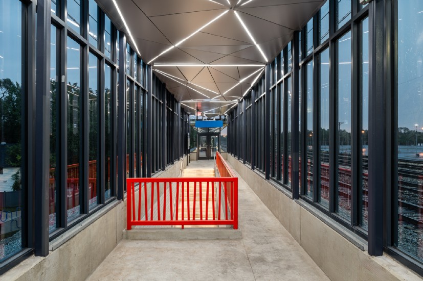 LED Lighting at Metra 147th Street Station