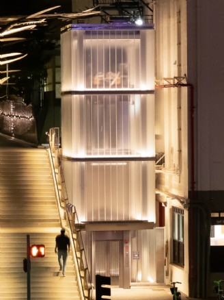 LED Lighting at Union Street Pedestrian Bridge &amp; Elevator