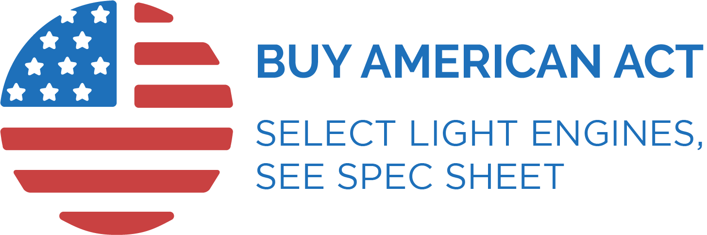 Buy American Act - Select Light Engines, See Spec Sheet