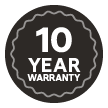 10 Year Warranty