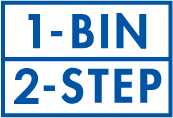 1-Bin, 2-Step