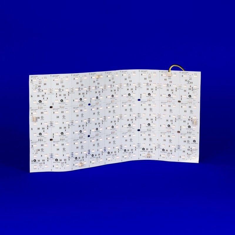 24V DC LED Panel: even light, adjustable color temps, compatible with QTL DC and others. Supports up to 8 sheets at 13W with QTL QTM-eLED+WD. 3-step MacAdam binning, UL Listed.