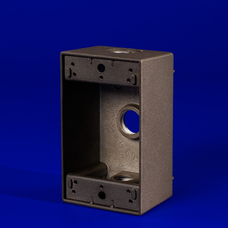 Single Gang Outdoor Light Junction Box