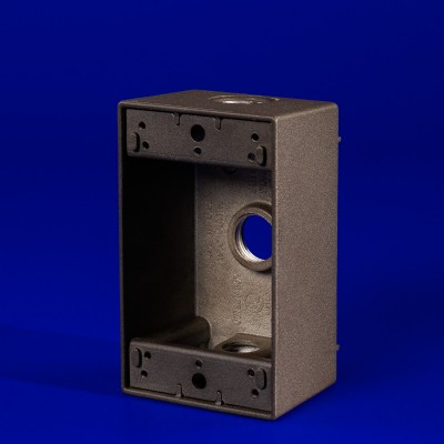 Single Gang Outdoor Light Junction Box