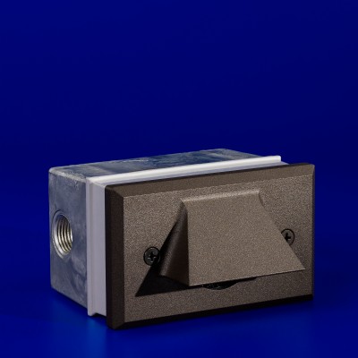 12V MR16 20W, 8W Outdoor LED Box Mount Step Light