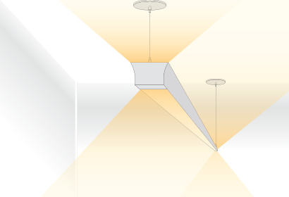 SUSPENDED DIRECT/INDIRECT Lighting 