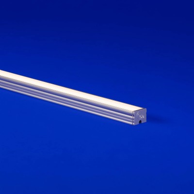 Low profile LED light fixture for grid celling application with sleek flat lens for full luminosity