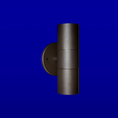 120V GU10 50W, 8W LED Dual Wall Mount