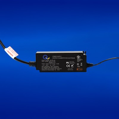  24VDC constant voltage DC power supply. Non-dimming, UL listed, suitable for both indoor and outdoor applications