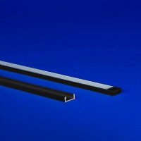 SLIM aluminum profile, black