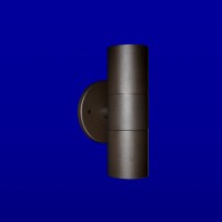 120V GU10 50W, 8W LED Dual Wall Mount