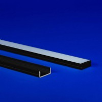 Expansive WIDE LED aluminum extrusion, available in multiple finishes and lens types, designed to house QTL's broadest LED light engine