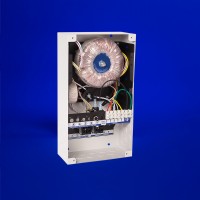 60-750W AC power supply has five tuning taps for precision. UL-listed for both surface or recess mounting.
