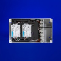 40-200W power supply at 24VDC, with up to five Lutron hi-lume drivers. Features EcoSystem tech, flexible dimming, and QTL strip compatibility. Prewired for easy setup; multiple mounting options.