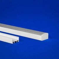 High-quality LED extrusion with precision optics ranging from 40° to Asymmetric and Forward Throw, designed for versatile lighting needs.